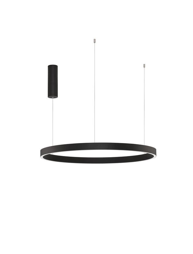 Nova Luce Závěsné LED svítidlo ELOWEN, 80W 3000K stmívatelné Barva: Černá