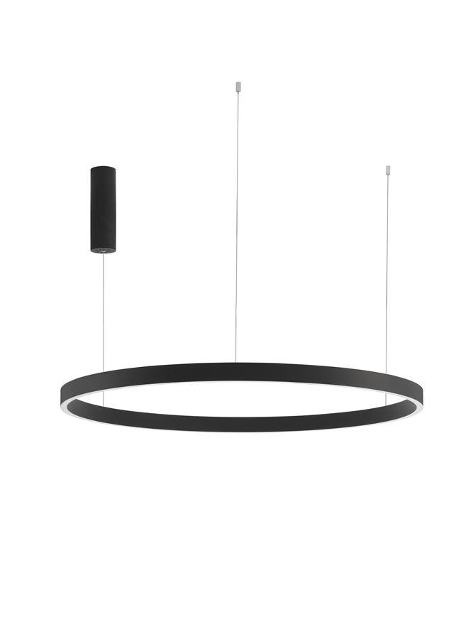 Nova Luce Závěsné LED svítidlo ELOWEN, 100W 3000K stmívatelné Barva: Černá
