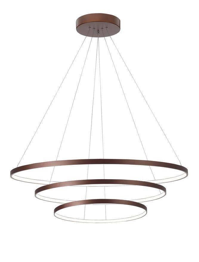 Nova Luce Závěsné LED svítidlo FERROL, nastavitelné 111W 3000K stmívatelné