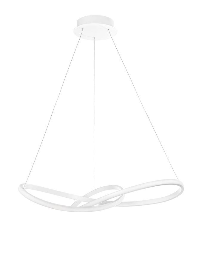 Nova Luce Závěsné LED svítidlo FUSION, 53W 3000K Barva: Bílá