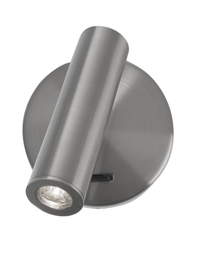 Nova Luce Bodové LED svítidlo LAREDO, 3W 3200K vypínač na těle Barva: Chrom