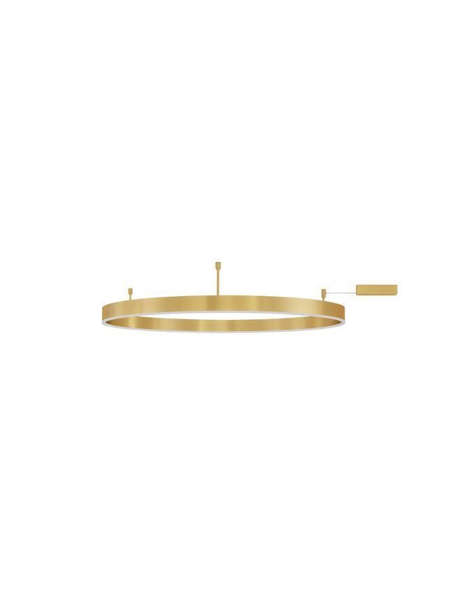 Nova Luce Stropní LED svítidlo MOTIF, ø 100cm, 55W 3000K stmívatelné Barva: Mosaz