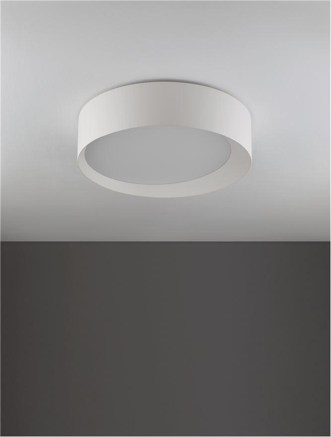 Nova Luce Stropní LED svítidlo OBY, 30W 3000K stmívatelné Barva: Bílá