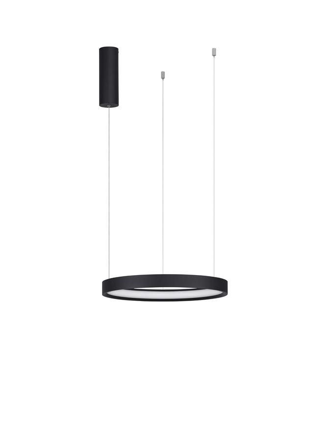 Nova Luce Závěsné LED svítidlo PERRINE, 30W 3000K stmívatelné Barva: Černá