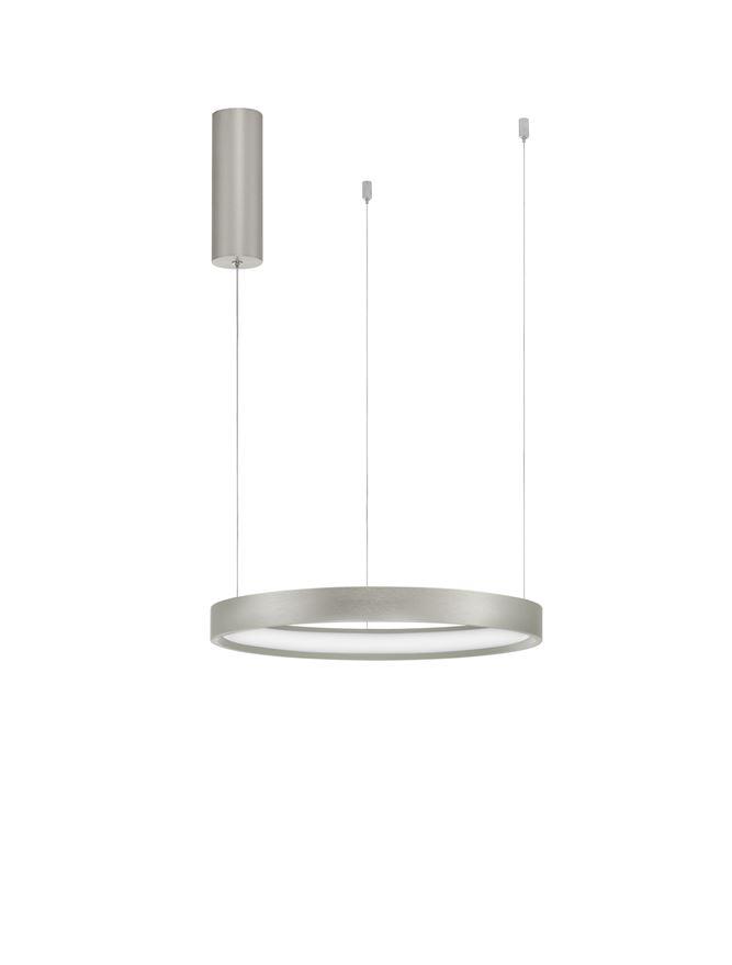 Nova Luce Závěsné LED svítidlo PERRINE, 30W 3000K stmívatelné Barva: Stříbrná