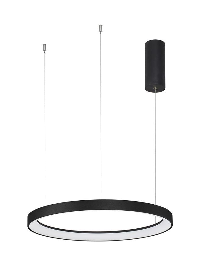 Nova Luce Závěsné LED svítidlo PERTINO, 38W 3000K stmívatelné Barva: Černá
