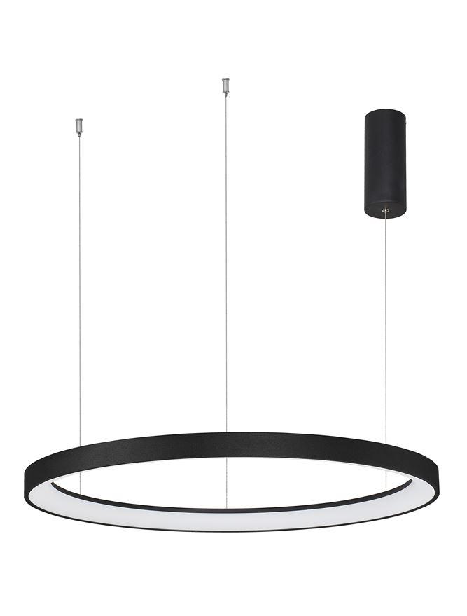 Nova Luce Závěsné LED svítidlo PERTINO, 60W 3000K stmívatelné Barva: Černá