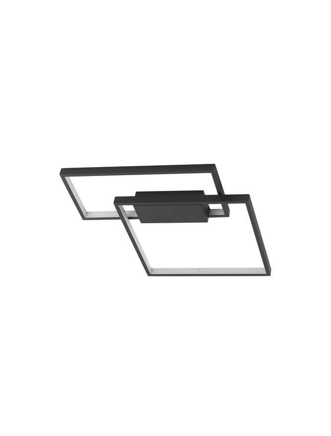 Nova Luce Stropní LED svítidlo PORTO, 30W 3000K stmívatelné Barva: Černá