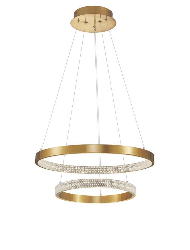 Nova Luce Závěsné LED svítidlo PRESTON, 60W 3000K stmívatelné