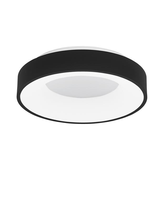 Nova Luce Stropní LED svítidlo RANDO THIN, 30W 3000K stmívatelné Barva: Černá