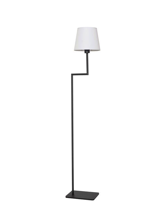 Nova Luce Stojací lampa SAVONA černý hliník E27 1x12W