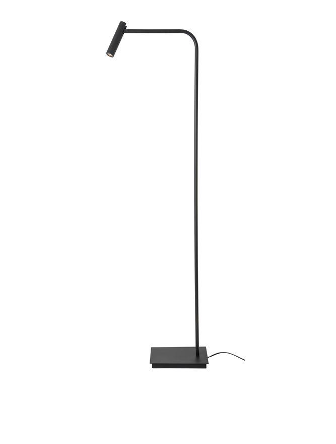 Nova Luce Stojací LED lampa SICILY černý hliník 3W 3000K