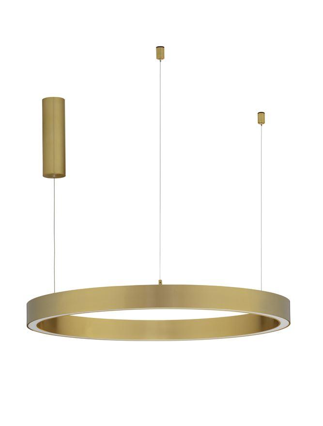 Nova Luce Závěsné LED svítidlo STING, 50W 3000K Eaglerise, stmívatelné Barva: Mosaz