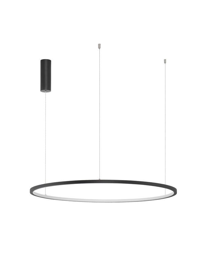 Nova Luce Závěsné LED svítidlo TARQUIN, 48W 3000K stmívatelné Barva: Černá