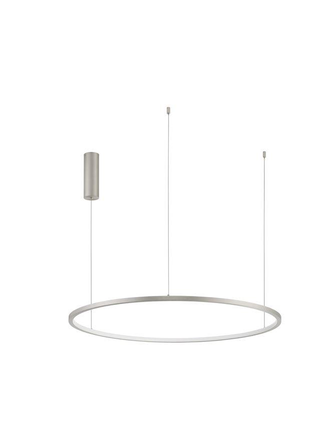 Nova Luce Závěsné LED svítidlo TARQUIN, 48W 3000K stmívatelné Barva: Stříbrná