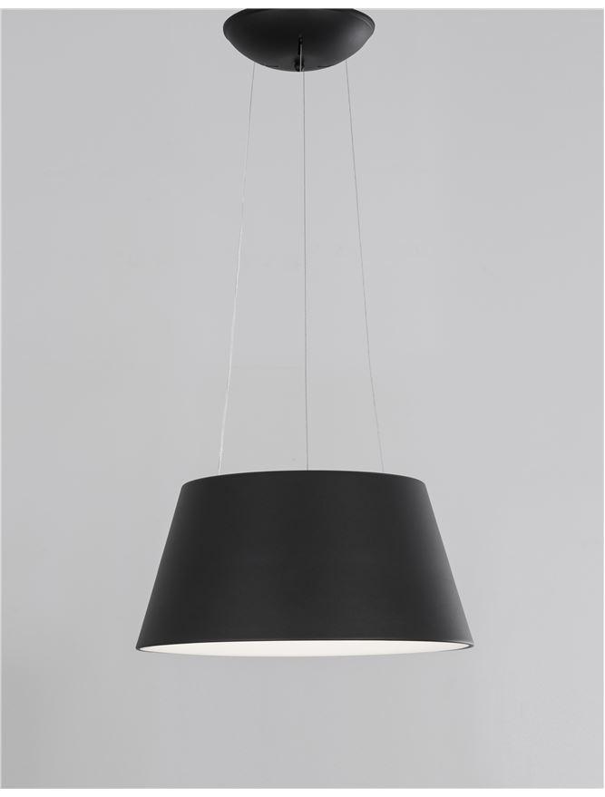 Nova Luce Závěsné LED svítidlo VOLCANO, 33W 3000K Barva: Černá