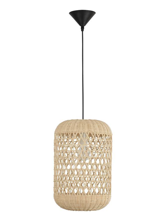 Nova Luce Závěsné svítidlo AURORA, ratan, E27 1x12W Barva: Bílá