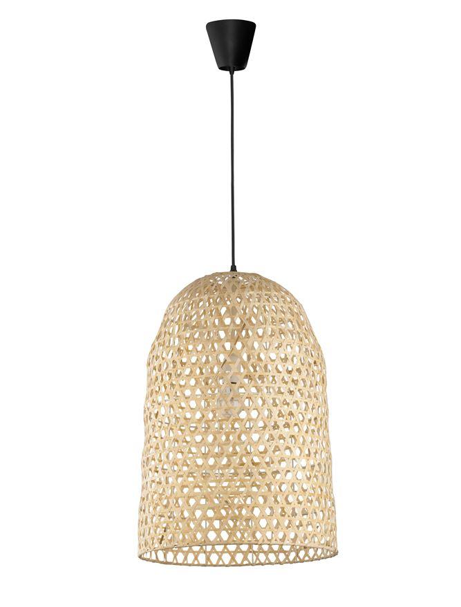 Nova Luce Závěsné svítidlo AURORA, ratan, E27 1x12W Barva: Hnědá