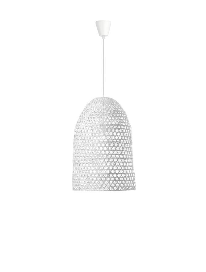 Nova Luce Závěsné svítidlo AURORA, ratan, E27 1x12W Barva: Bílá