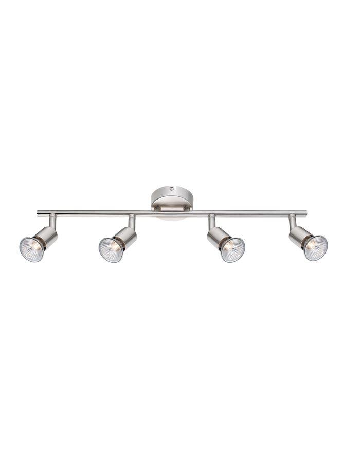 Nova Luce Bodové svítidlo BASE, GU10 4x5W Barva: Nikl