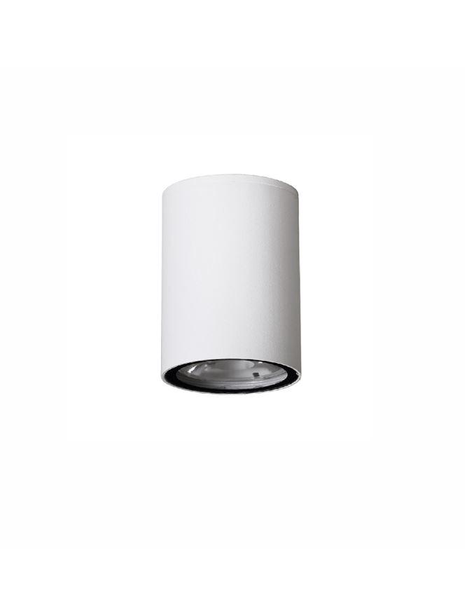 Nova Luce Venkovní stropní svítidlo CECI černý hliník skleněný difuzor Osram LED 6W 3000K 76st. IP65 Barva: Bílá