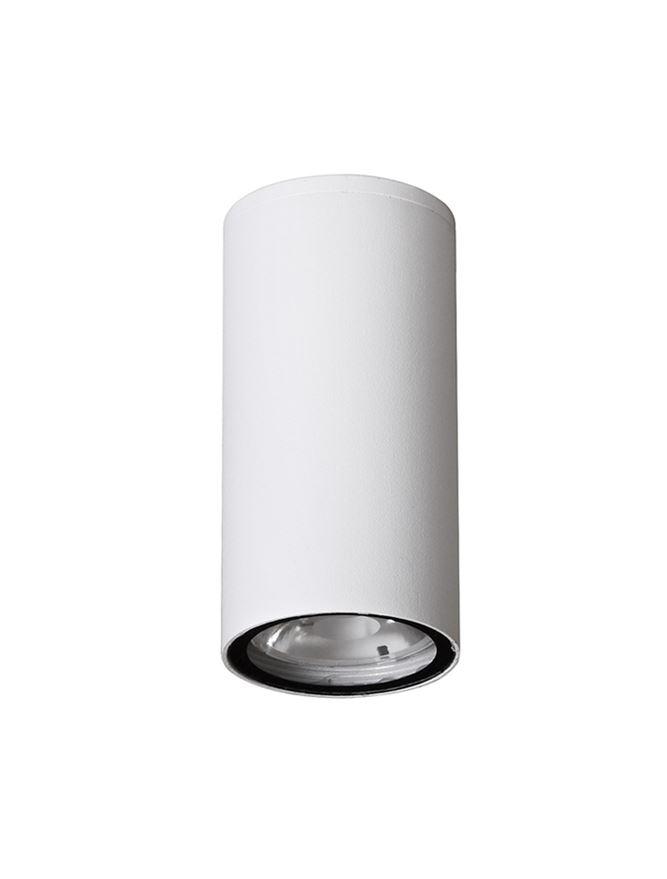 Nova Luce Venkovní stropní svítidlo CECI černý hliník skleněný difuzor Osram LED 3W 3000K 52st. IP65 Barva: Bílá