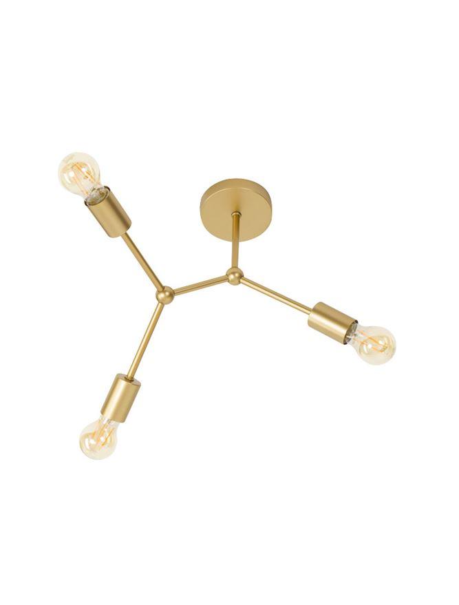 Nova Luce Stropní svítidlo CALISTO mosazný kov E27 3x12W