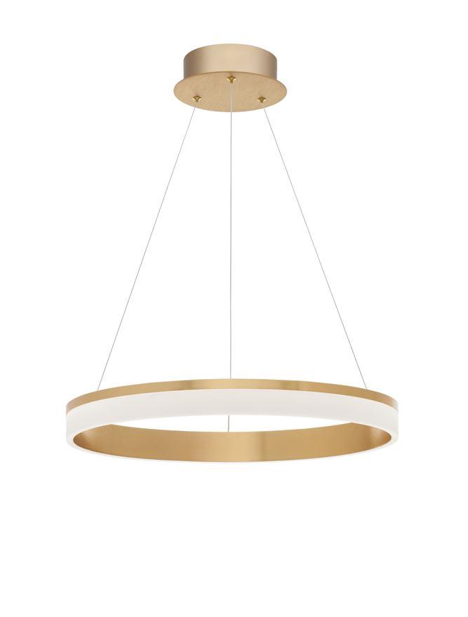 Nova Luce Závěsné svítidlo COURTEZ Bronzový hliník a akryl LED 45W 3000K