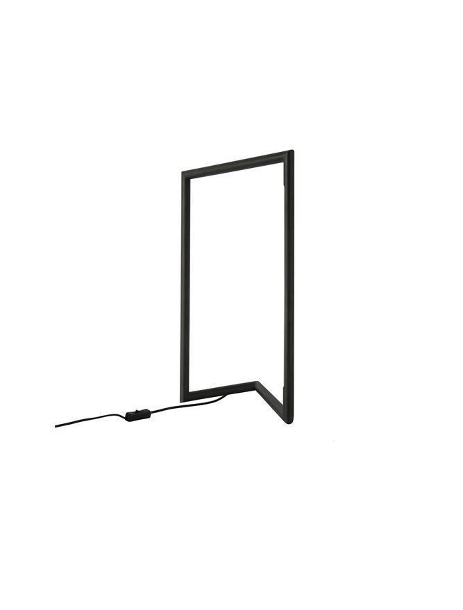 Nova Luce Stolní lampa ENSIO černý hliník a akryl LED 7W 3V 3000K