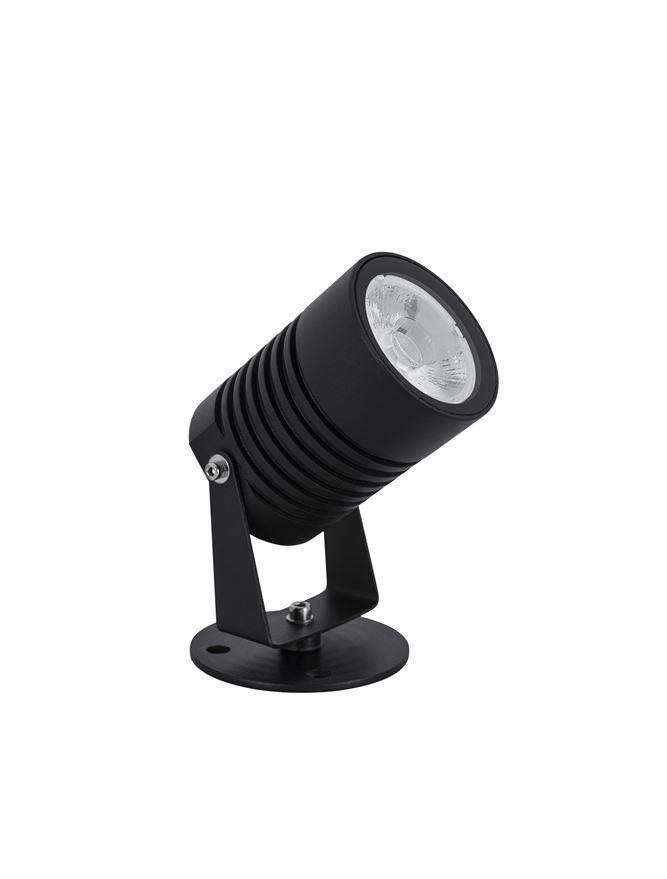Nova Luce Venkovní nástěnné svítidlo FEND černý hliník a sklo LED 10W 3000K 24st. IP65