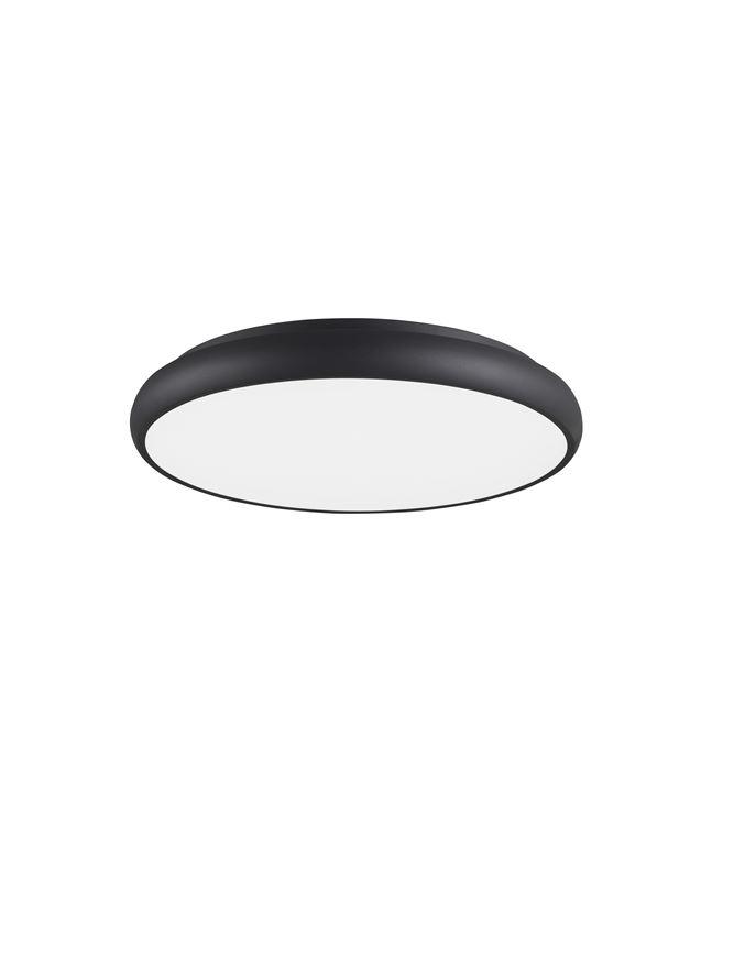 Nova Luce Stropní LED svítidlo GAP, 50W 3000K Barva: Černá