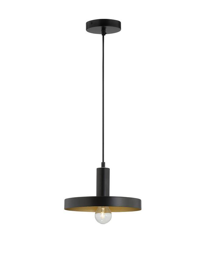 Nova Luce Závěsné svítidlo GARNI, E27 1x12W Barva: Černá