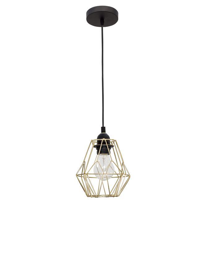 Nova Luce Závěsné svítidlo ISABELLA, 15cm, E27 1x12W Barva: Mosaz