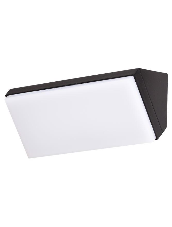 Nova Luce Venkovní nástěnné svítidlo KEEN, LED 12W 3000K 108st. IP65 Barva: Černá