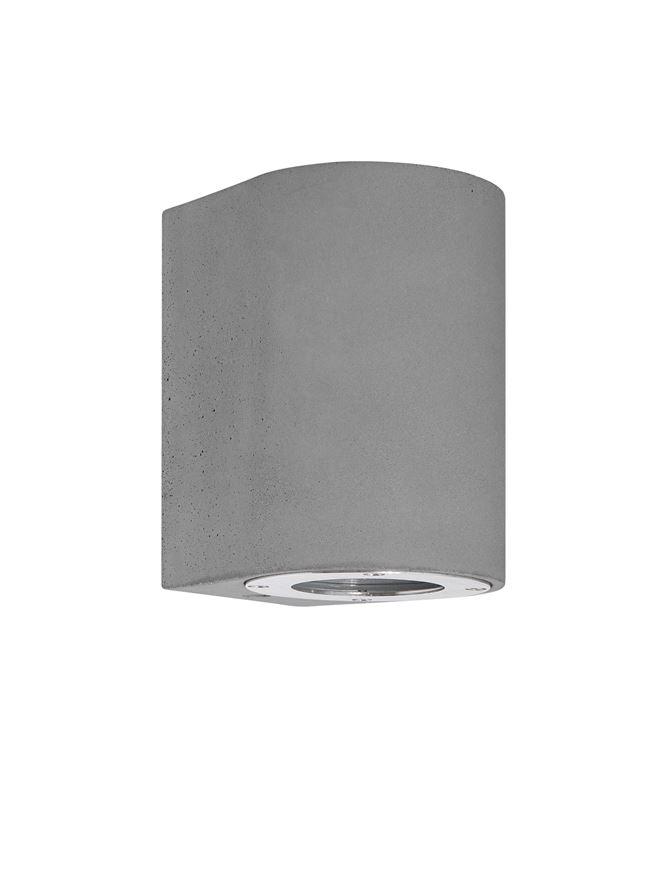 Nova Luce Venkovní nástěnné svítidlo LIDO, GU10 1x7W IP65 Barva: Šedá