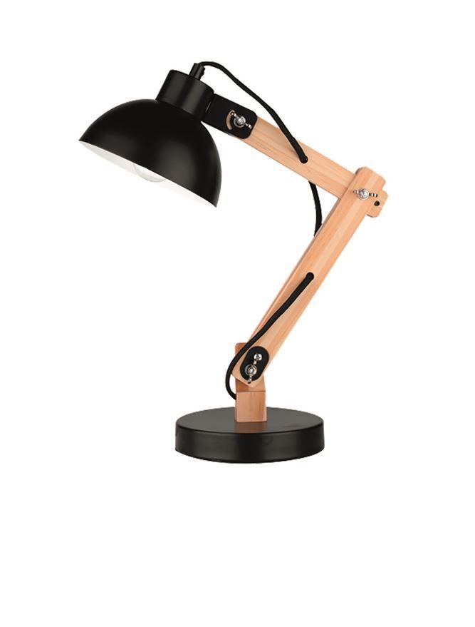 Nova Luce Stolní lampa LILA, E27 1x12W Barva: Černá