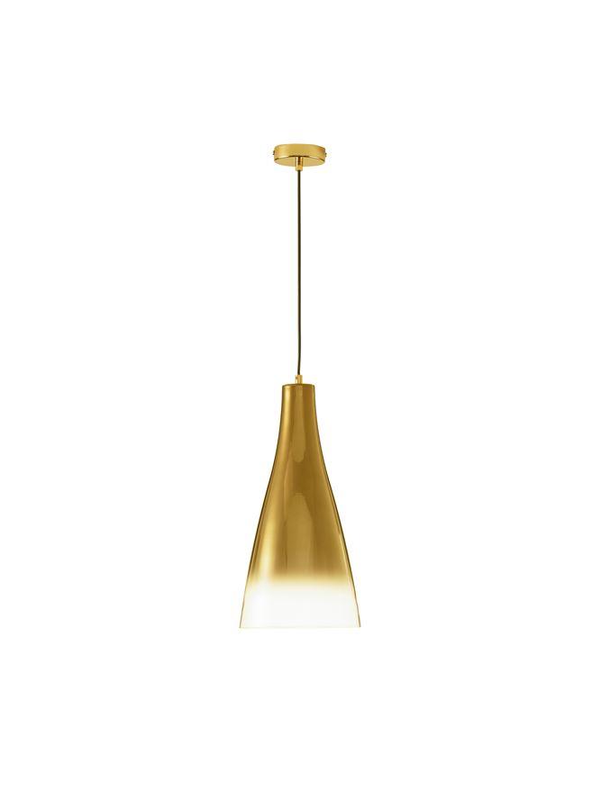 Nova Luce Závěsné svítidlo LIVTA, 23cm, E27 1x12W Barva: Zlatá