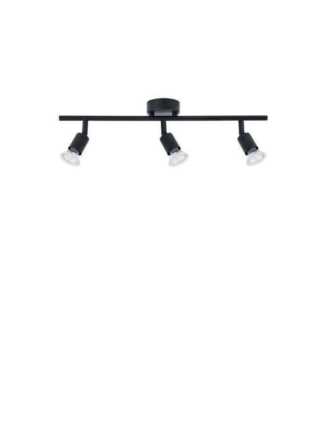 Nova Luce Bodové svítidlo LUP, GU10 3x5W Barva: Černá