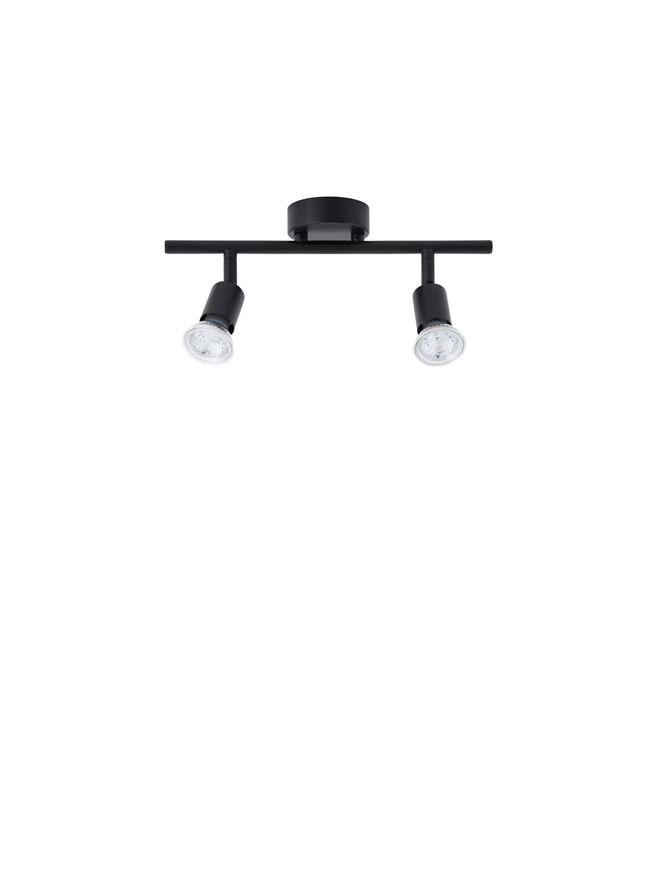 Nova Luce Bodové svítidlo LUP, GU10 2x5W Barva: Černá