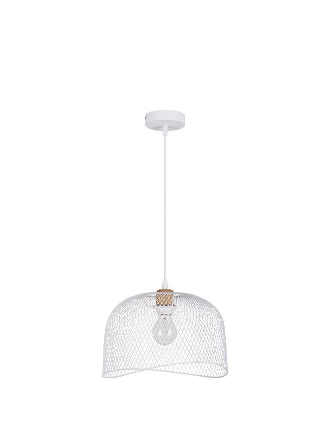 Nova Luce Závěsné svítidlo LYRON, E27 1x12W Barva: Bílá