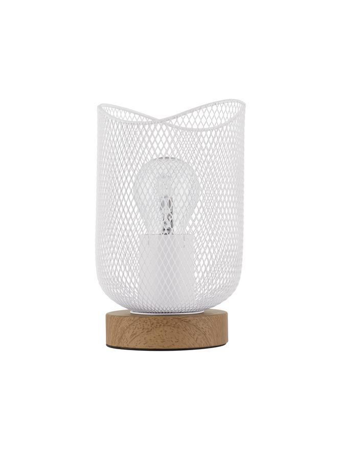 Nova Luce Stolní lampa LYRON, E27 1x12W Barva: Bílá