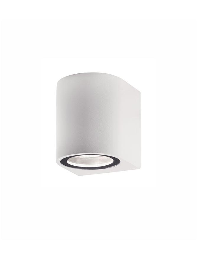 Nova Luce Venkovní nástěnné svítidlo NERO, GU10 1x7W IP54 světlo dolů Barva: Bílá