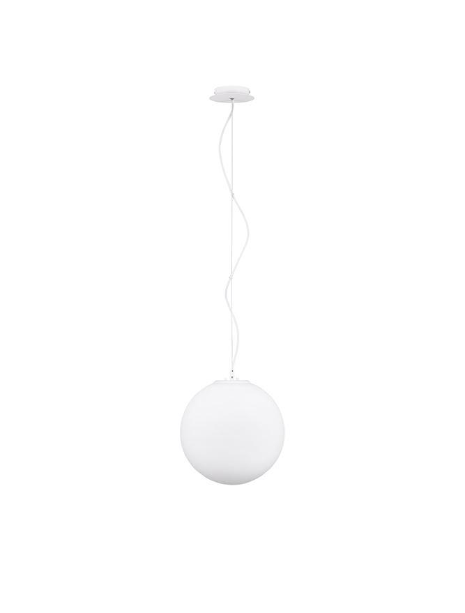 Nova Luce Závěsné svítidlo NEVOSO opálové sklo, 30cm, E27 1x12W Barva: Bílá