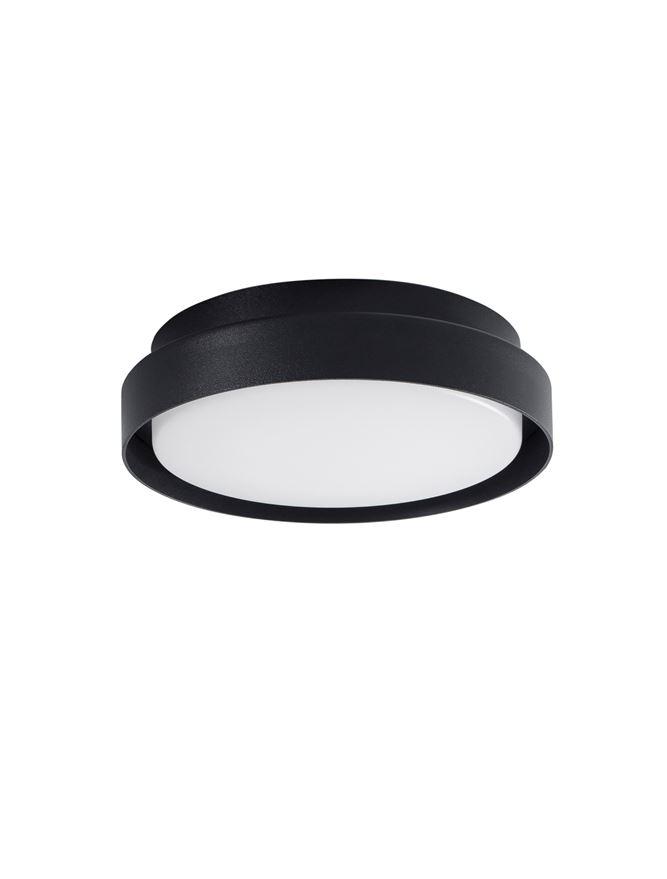 Nova Luce Venkovní stropní svítidlo OLIVER, LED 20W 3000K 92st. IP65 Barva: Černá