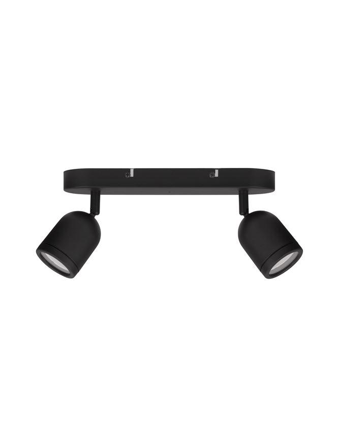 Nova Luce Bodové svítidlo ORSON, GU10 2x10W IP44 Barva: Černá