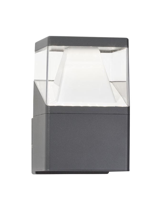 Nova Luce Venkovní nástěnné svítidlo LOCK, LED 12W 45st. IP54 3000K nebo 4000K