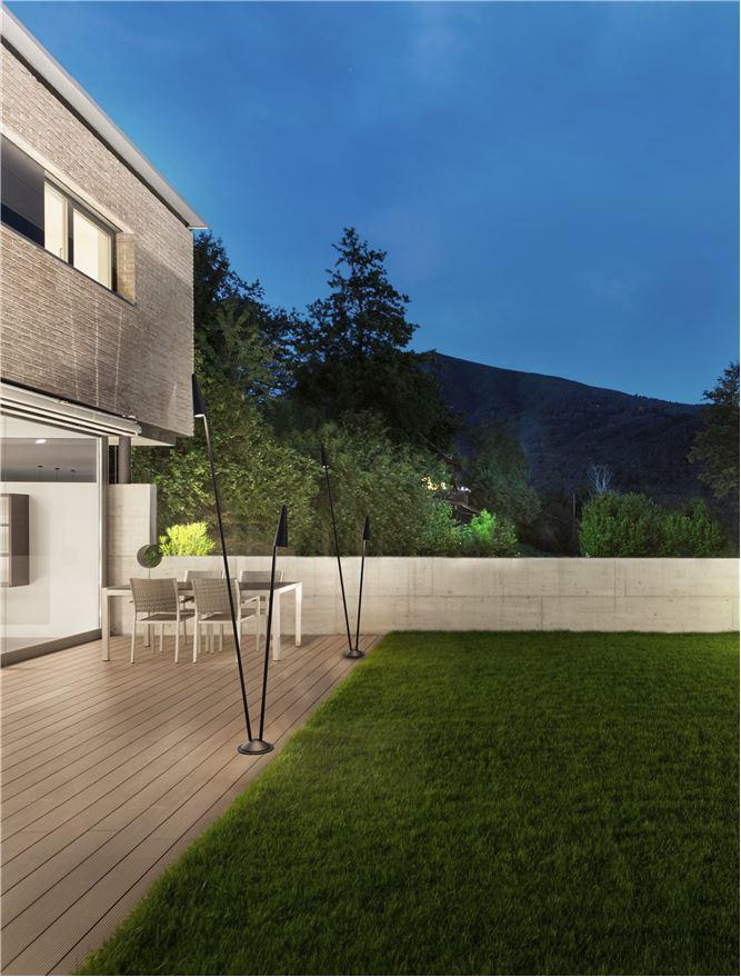 Nova Luce Venkovní sloupkové svítidlo MABEL, LED 17W 3000K 36st. IP54 délka kabelu 35 cm