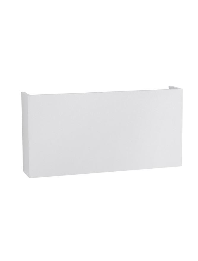 Nova Luce Venkovní nástěnné svítidlo MILE bílá hliník a sklo LED 2x5W 3000K 102st. IP54