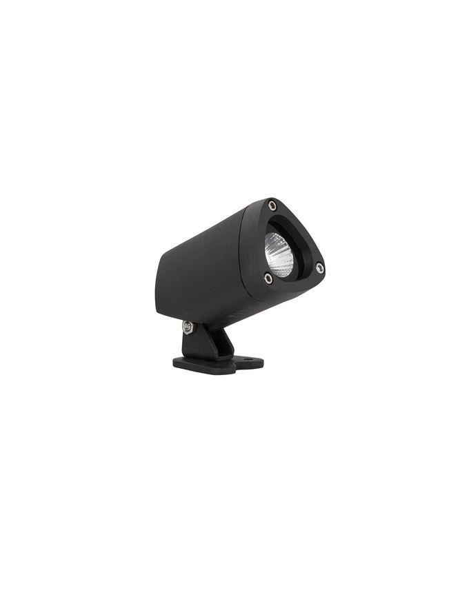 Nova Luce Venkovní reflektor MINI černý hliník a sklo LED 3W 3000K 24st. IP65