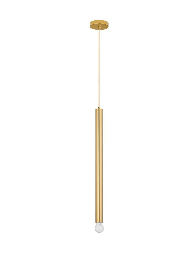 Nova Luce Závěsné svítidlo NORWAY zlatý hliník, v.70cm, E27 1x12W